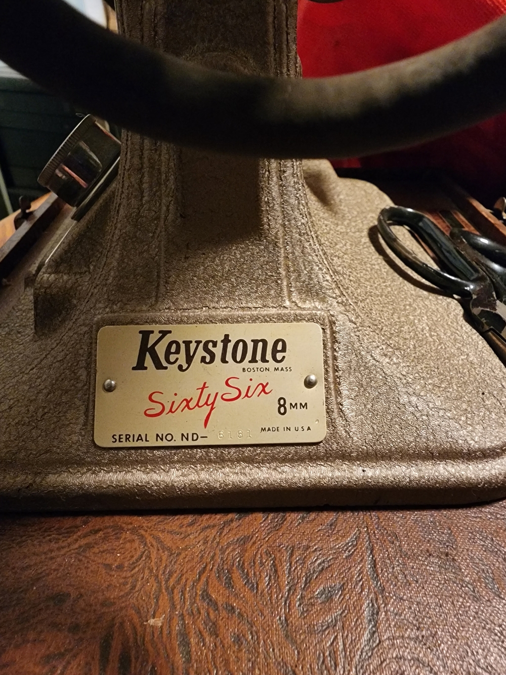 Sixty-Six 8mm Film Projector - Beige